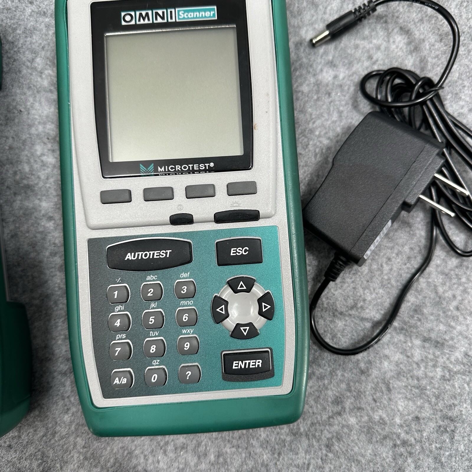 Fluke Microtest Omni Scanner 2 Remote 2 Mod-8 CAT 6 Adapters PARTS ONLY READ DET