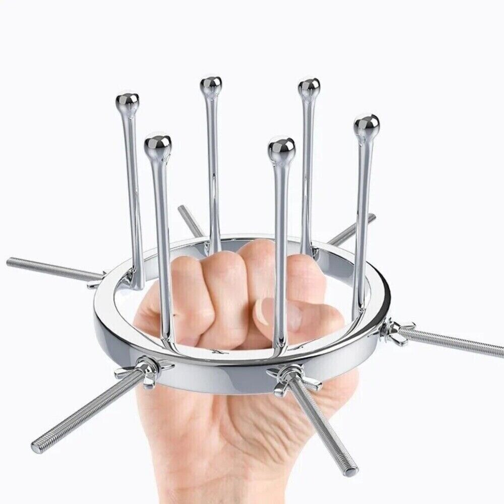 BDSM Chastity Adjustable Speculum Stainless Steel Dilator Expander Spreader Ring