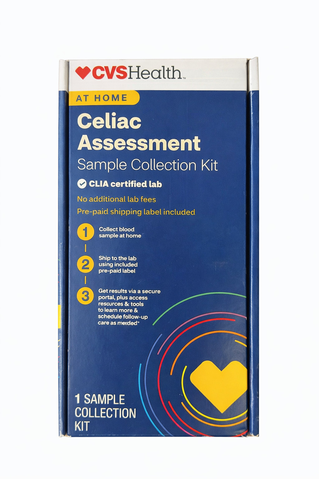 CVS Celiac (Gluten) Assessment Sample Collection Test Kit 5/2027