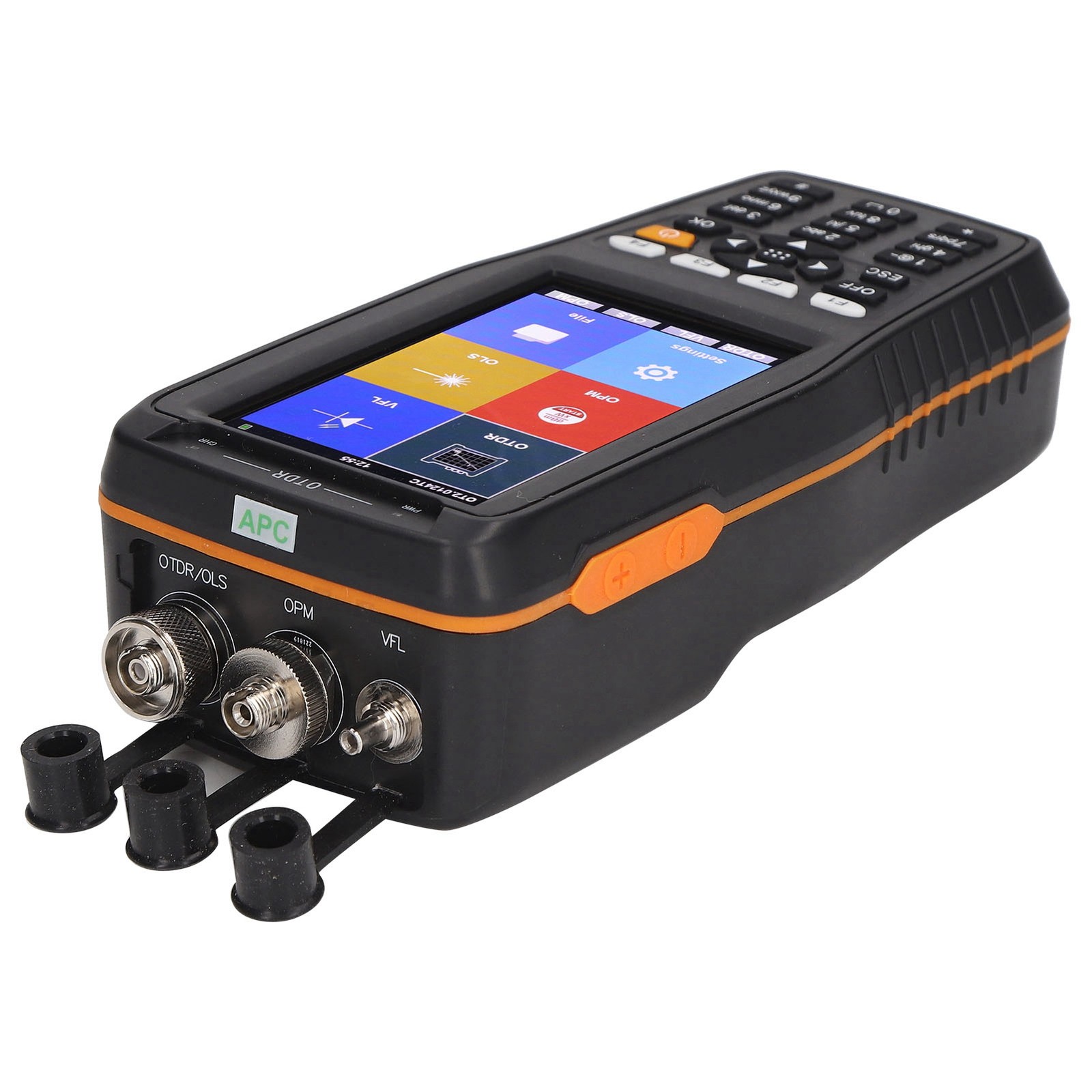 4 In 1 Fiber Optical Power Meter Portable Optic Tester For Network Construct
