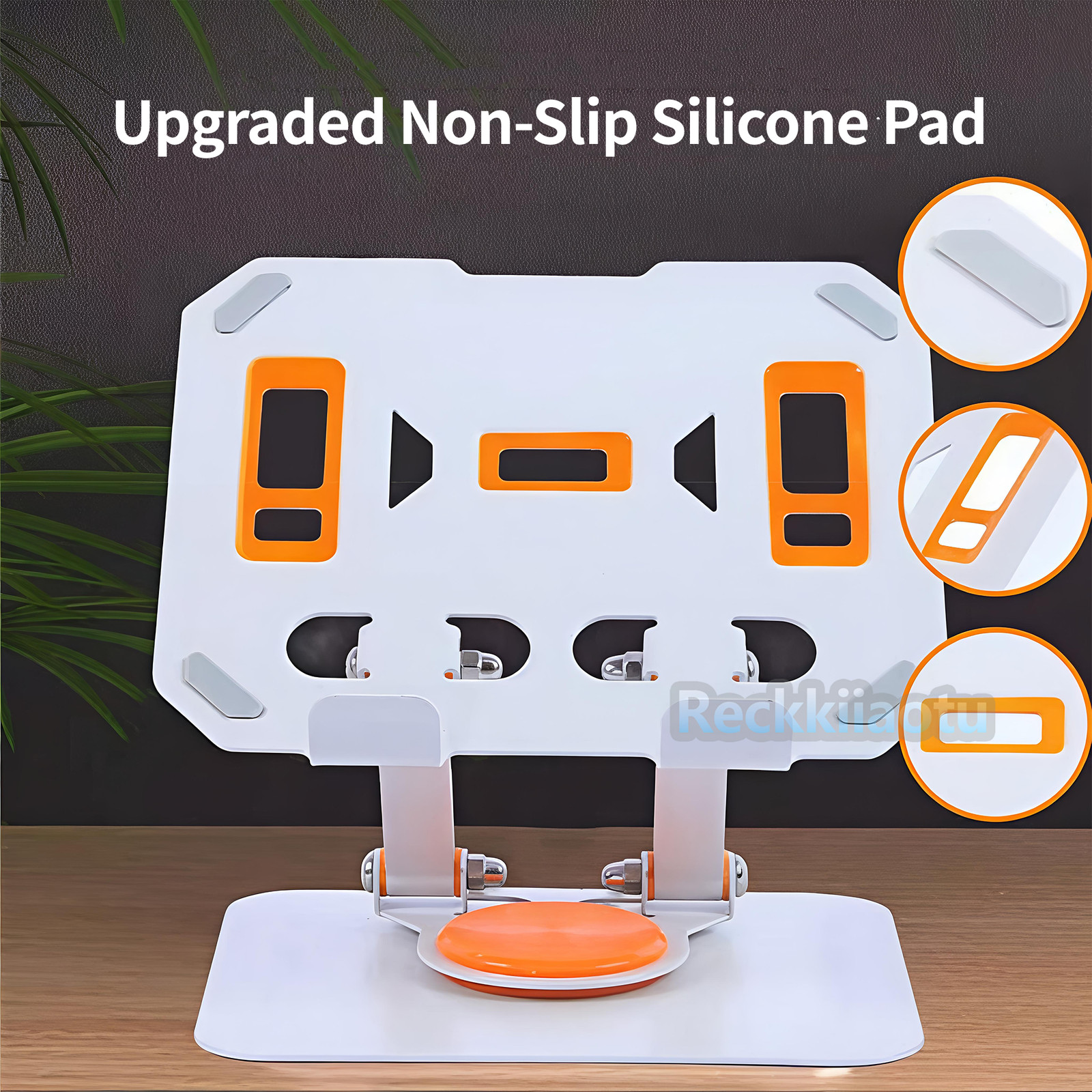 Adjustable Tablet Holder with 360° Rotation for 4-13" Devices
