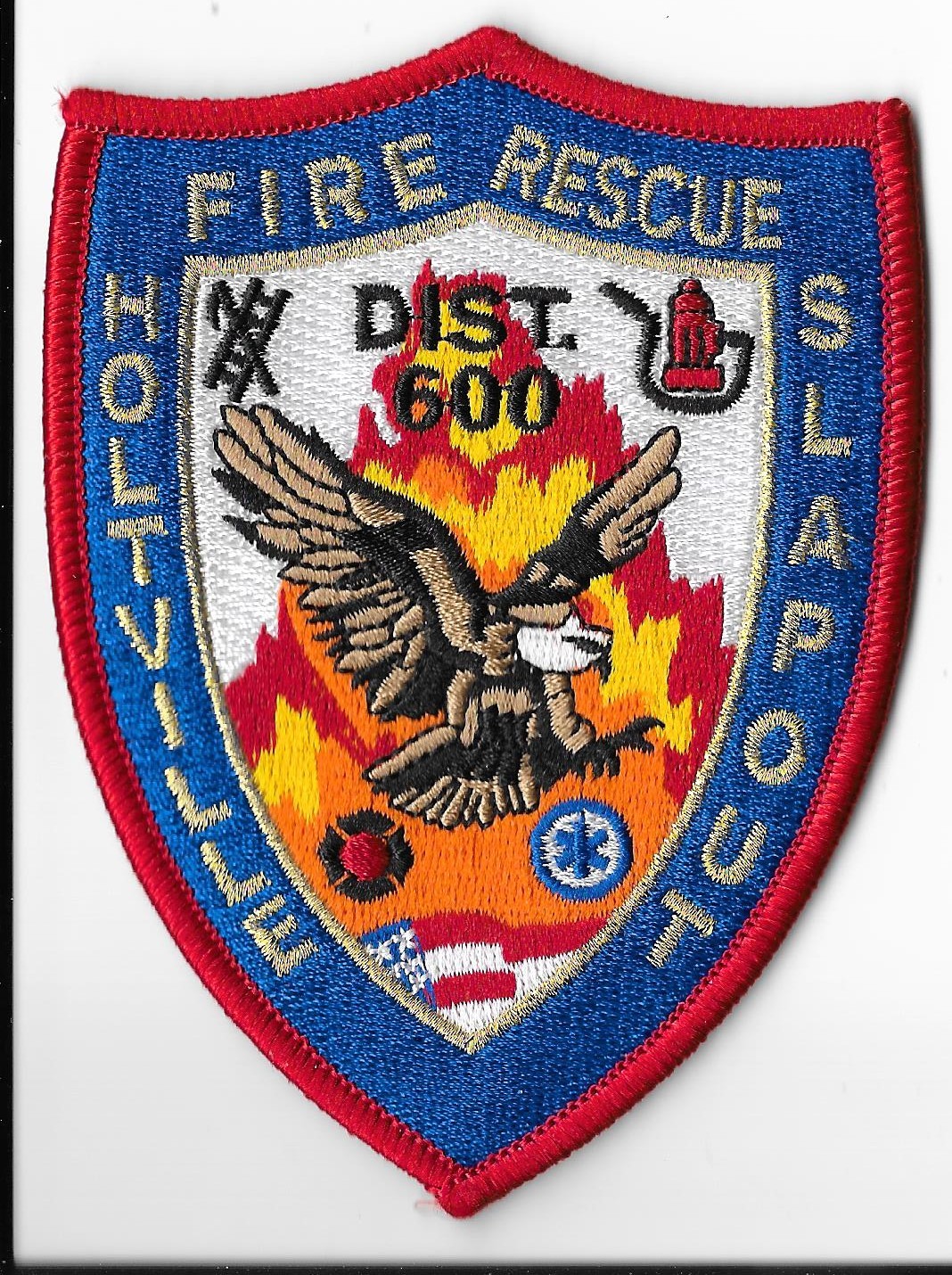 Holtville Slapout Fire Rescue, Alabama Shoulder Patch V1
