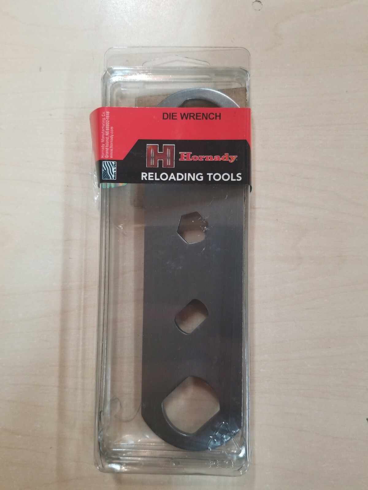 Hornady  Die Wrench Tool Silver Multi-Caliber, NIP, mpn 396490
