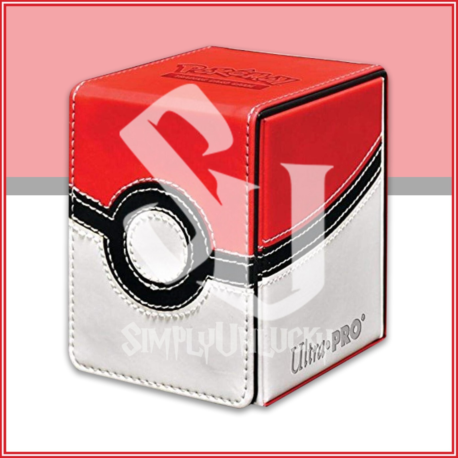 Pokémon TCG Official Ultra Pro Poke Ball Alcove Flip Deck Box
