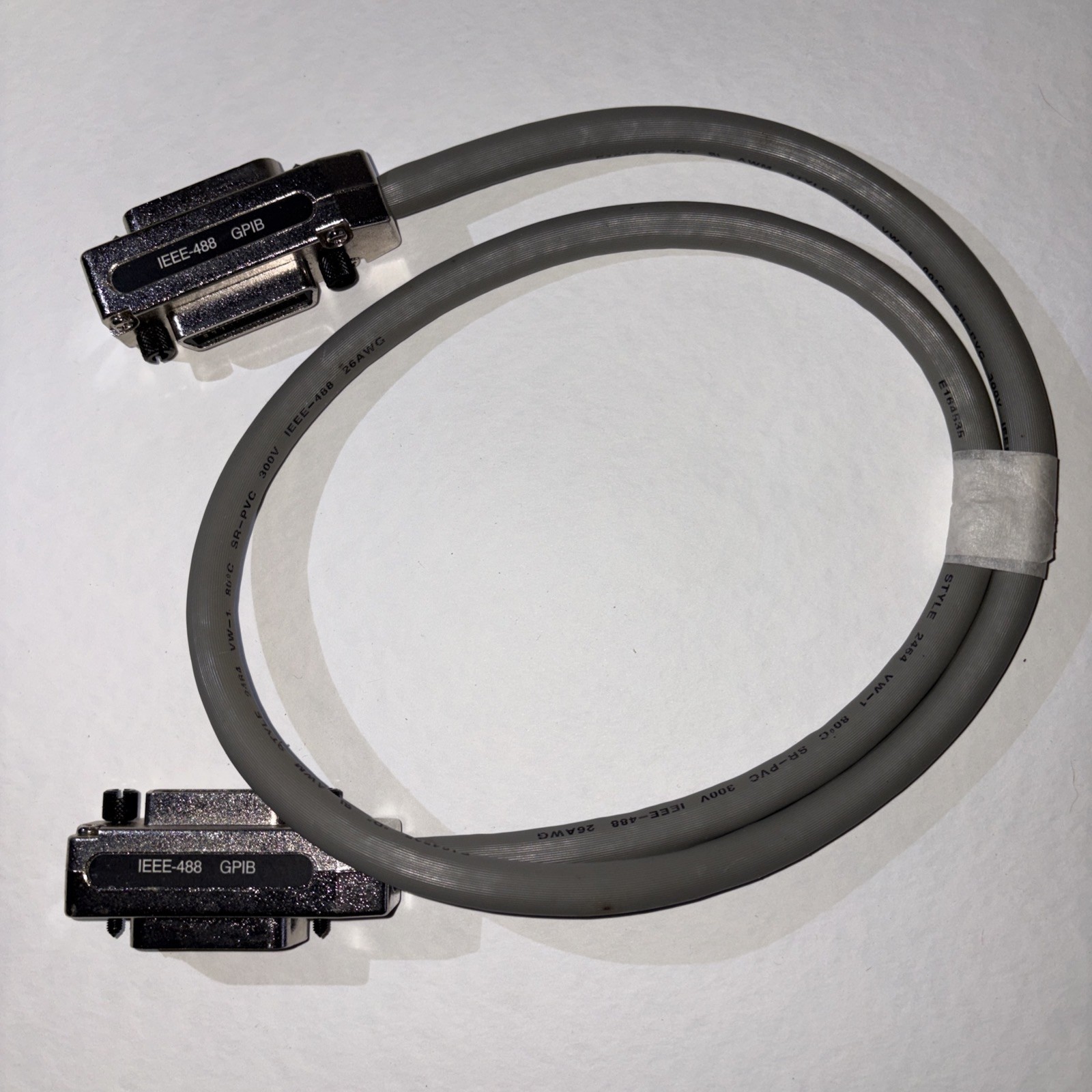 1 Meter IEEE-488 GPIB HPIB CN24 Male Female Metal Connector Extension Cable 1M