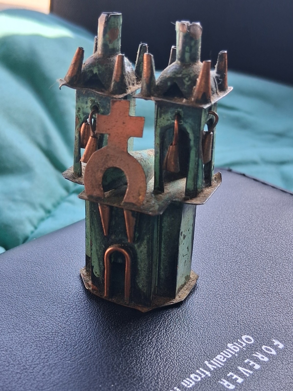 Handcrafted Artisan Beautiful Church Made In PERU. Vintage