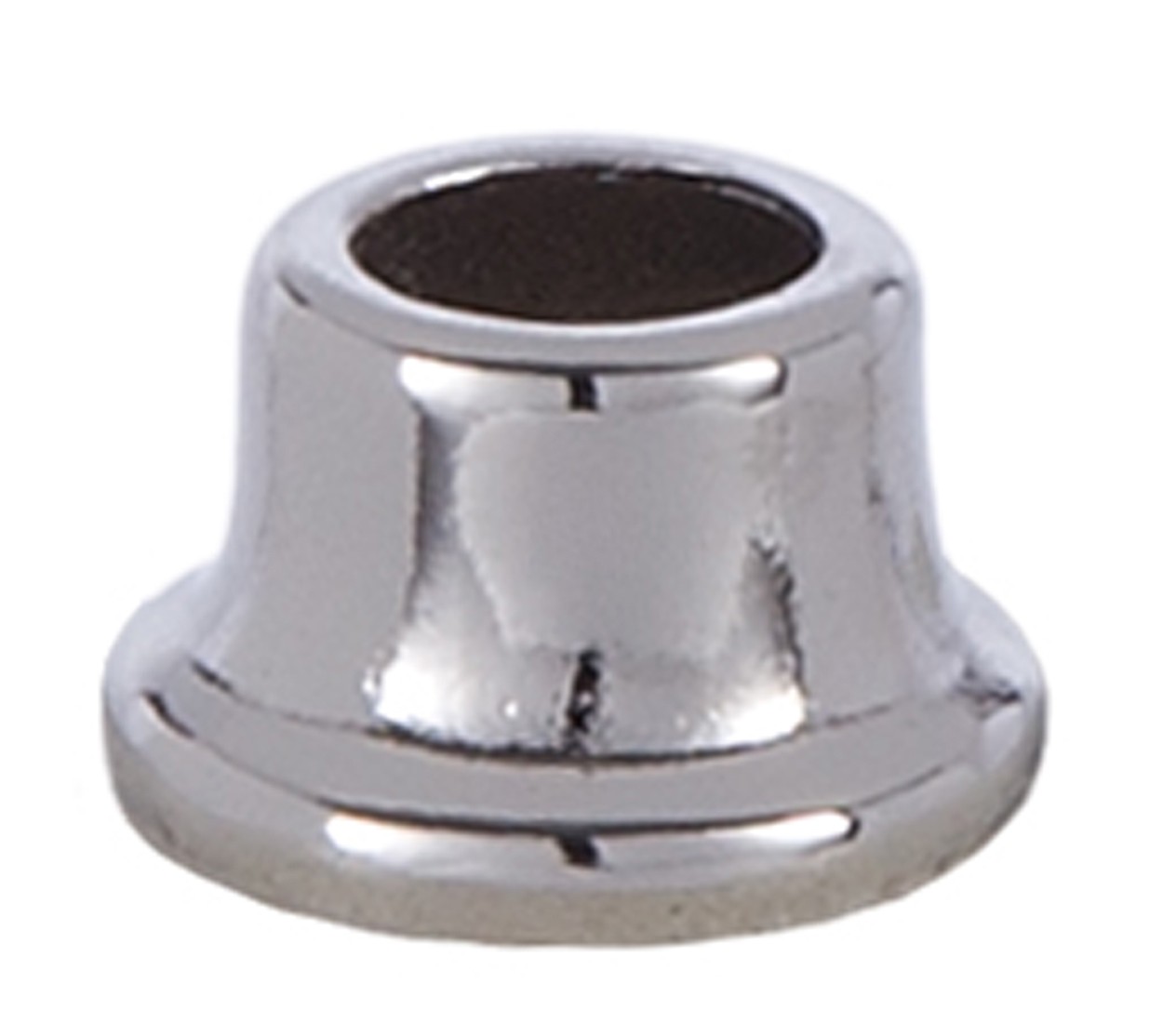 B&P Lamp 1/2 Inch Stamped Steel Nut in Nickel