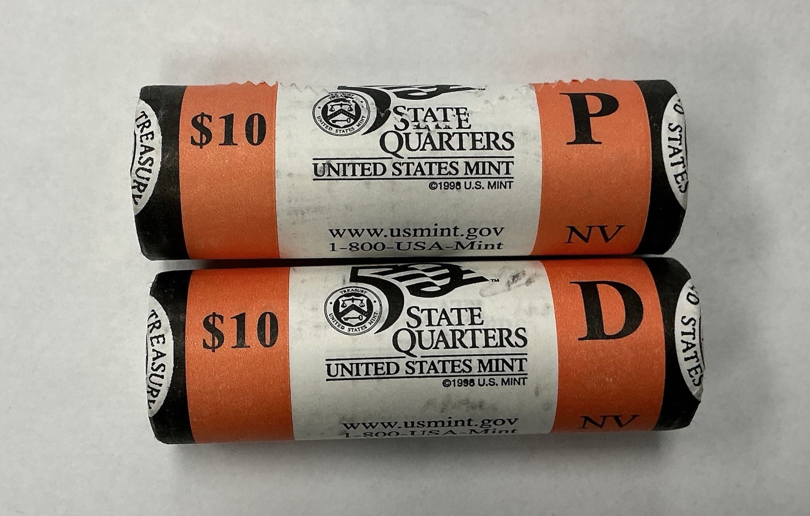 2006 P&D Nevada State Quarters Roll ~ Sealed Rolled
