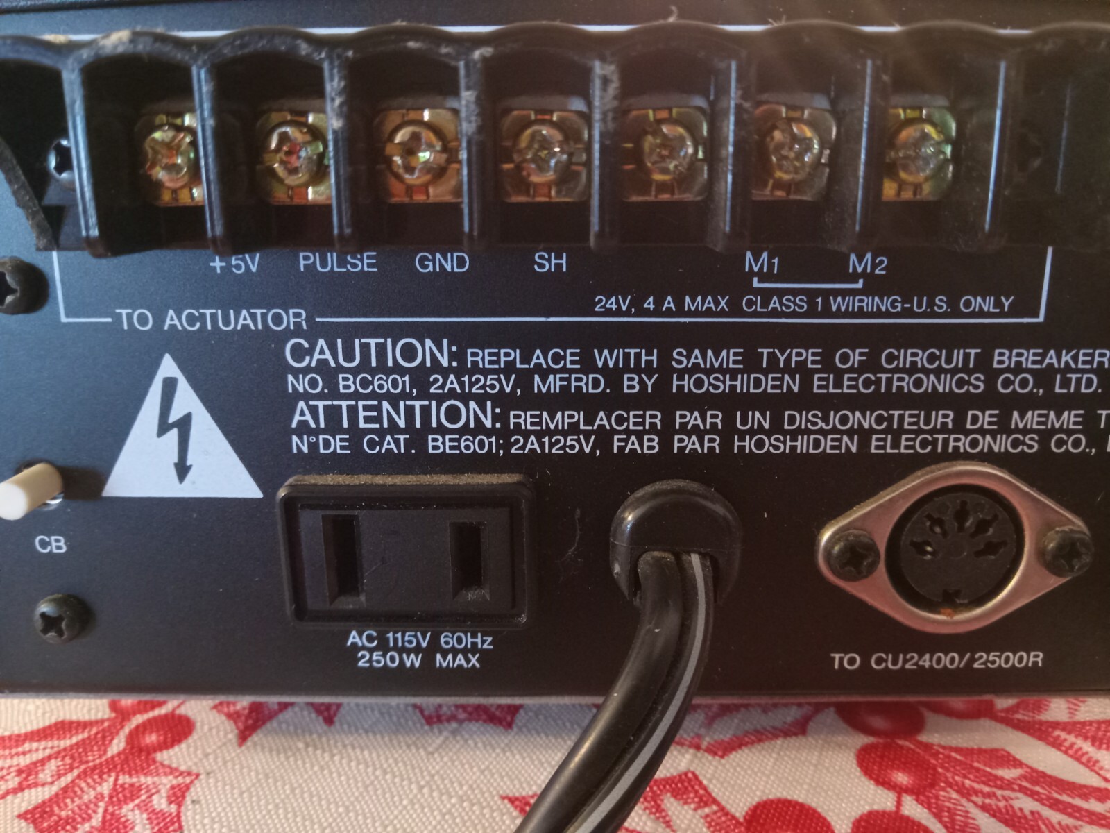 General Instrument 2000PS Antenna Positioner/Actuator Power Supply