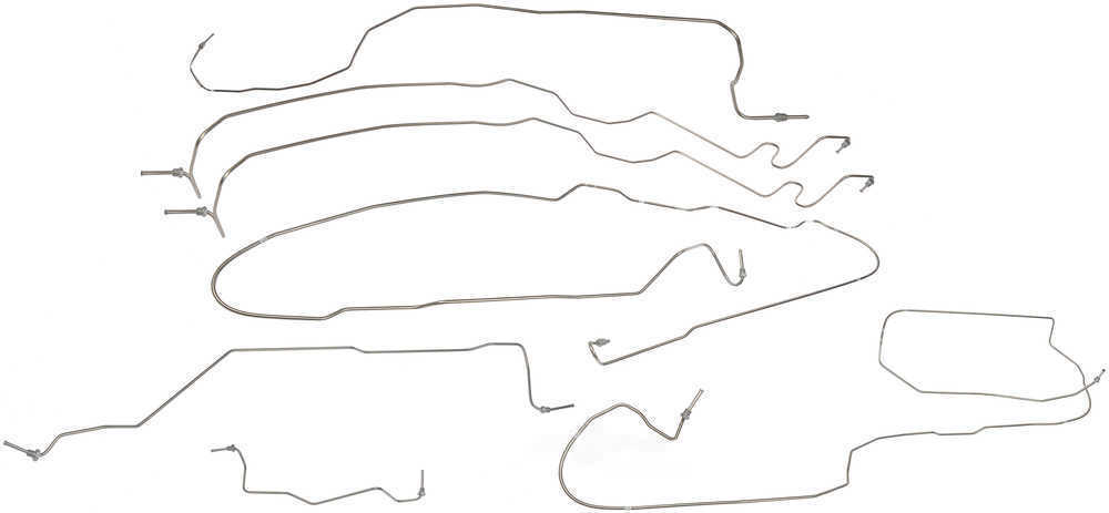 Fits 2001-2002 Sierra Silverado 1500Hd Crew Cab Stainless Steel Brake Line Kit