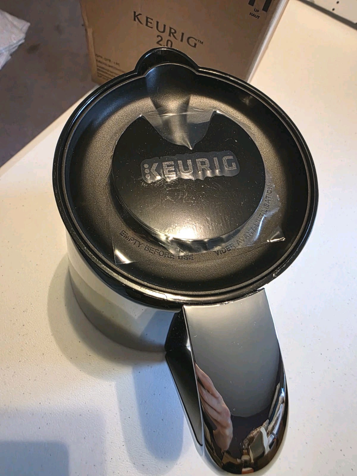 Keurig 2.0 Carafe Black New Open Box.