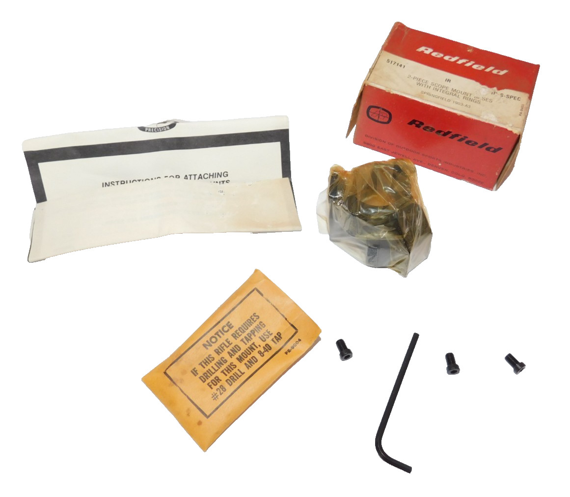 Redfield 517141 2 PC Scope Mount W/ Integral Rings Springfield 03 03A3 AI667