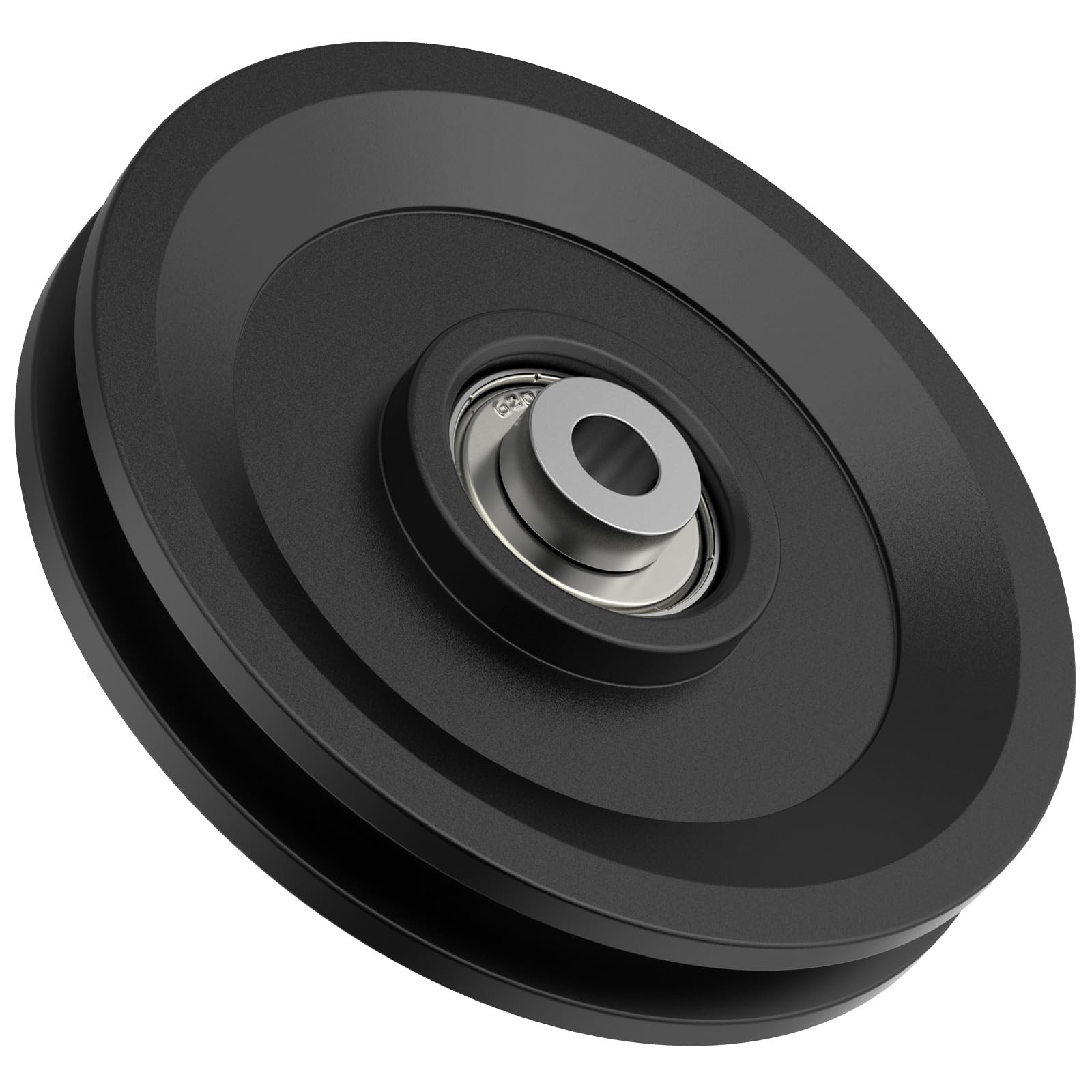4.5 Inch / 114 MM Universal Nylon Bearing Pulley Wheel Compatible with Cable ...