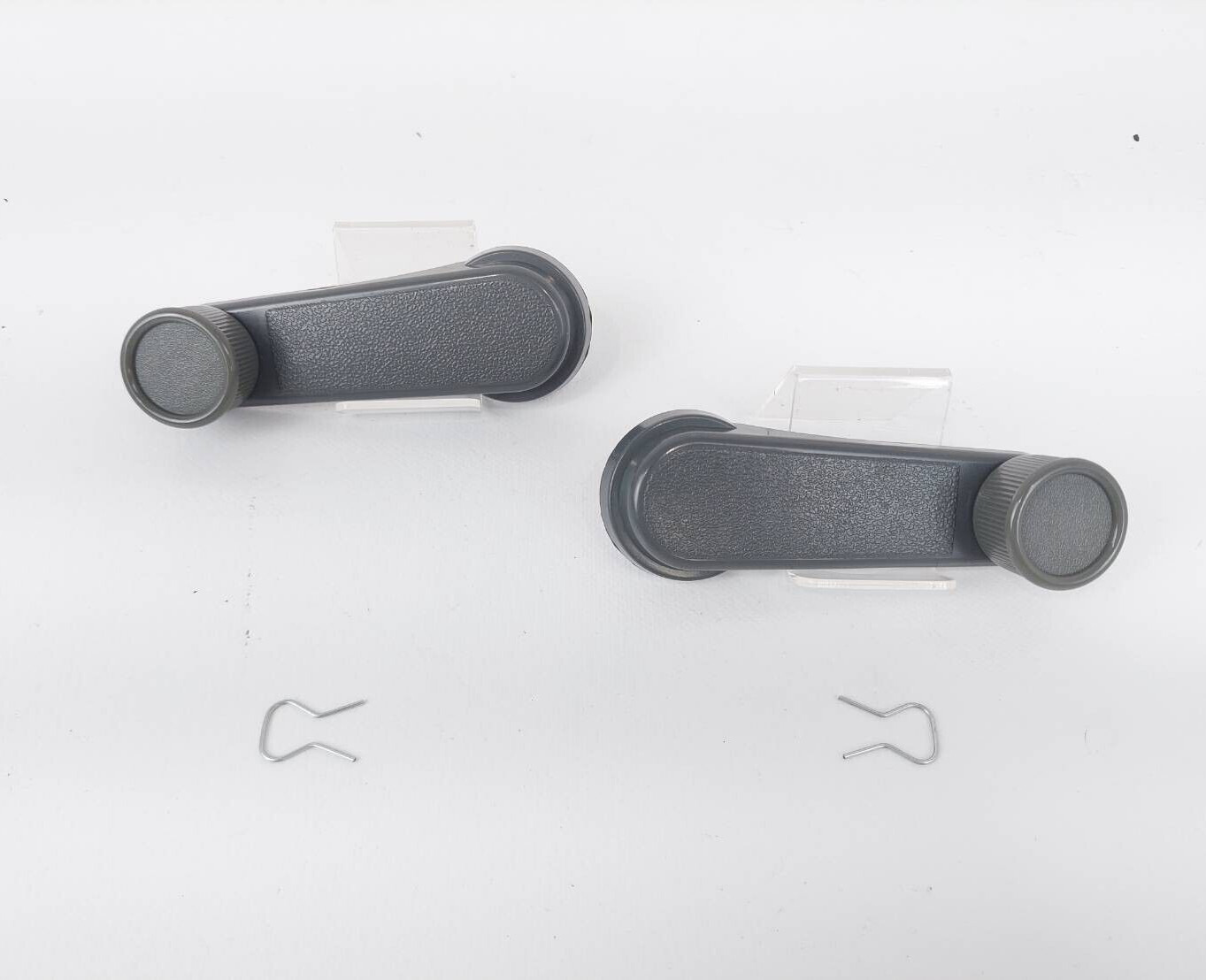2pc Gray Window Crank Door Handle For Nissan Pickup D21 Hardbody Frontier 240SX