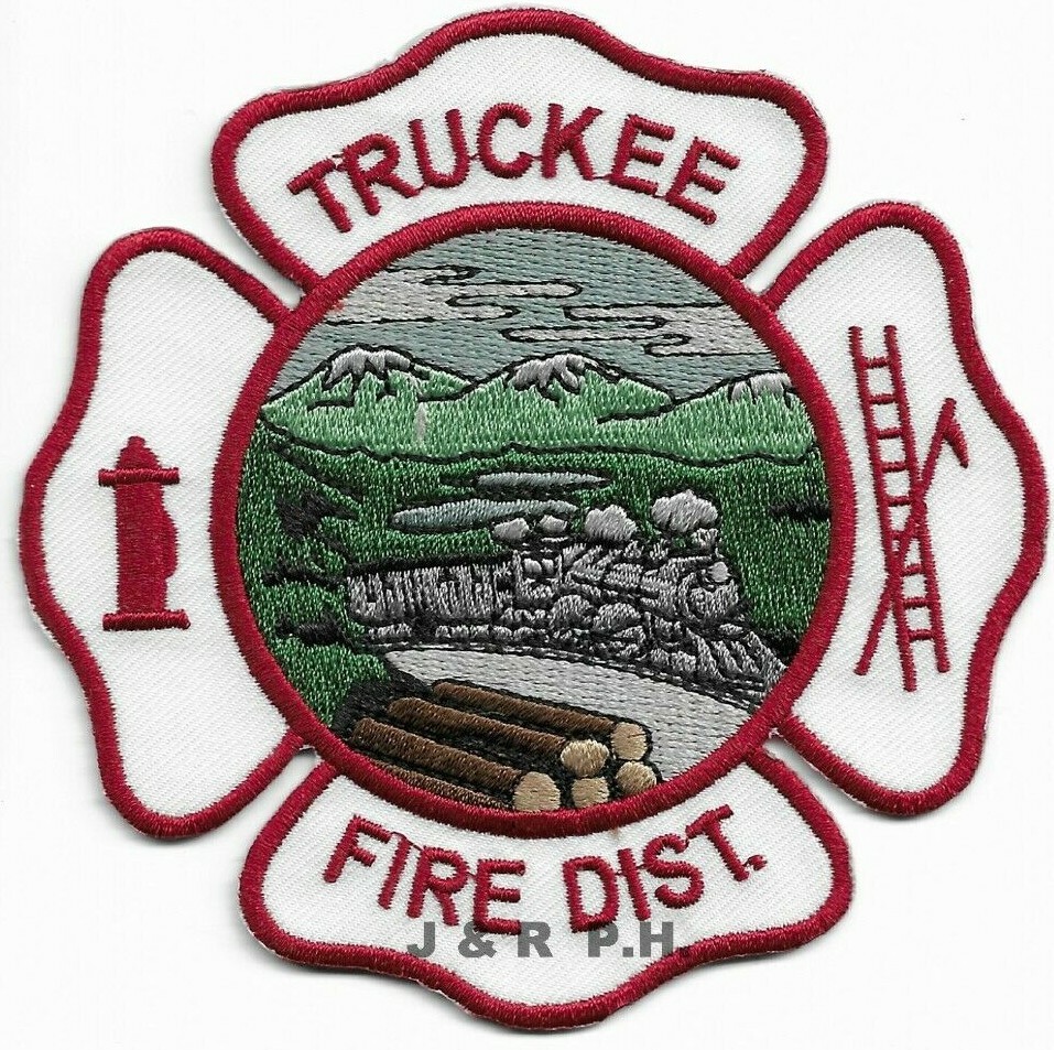 Truckee  Fire District, California  (4" x 4" size)  fire patch