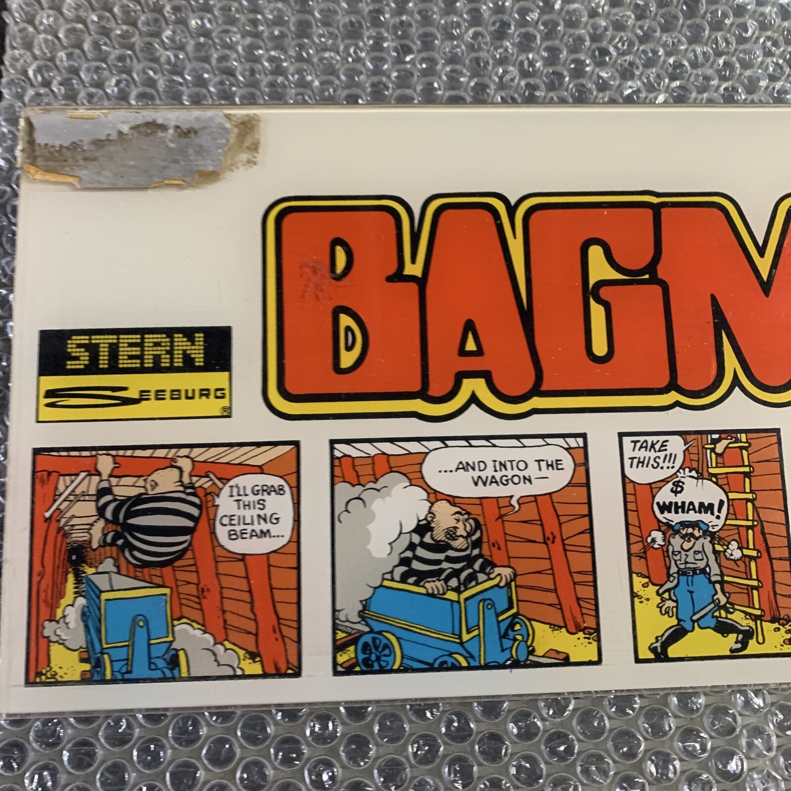 Bagman Stern Retro Marquee Sign Restaurant Bar Wall Hanger  Ofe