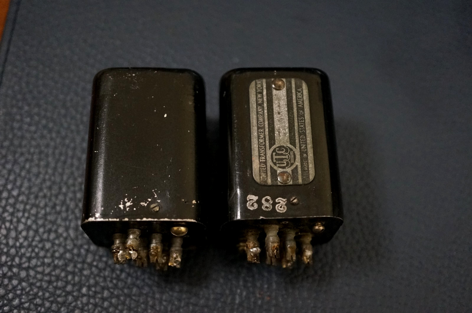2 - VINTAGE UTC 63830 AUDIO INPUT  TRANSFORMER / PAIR