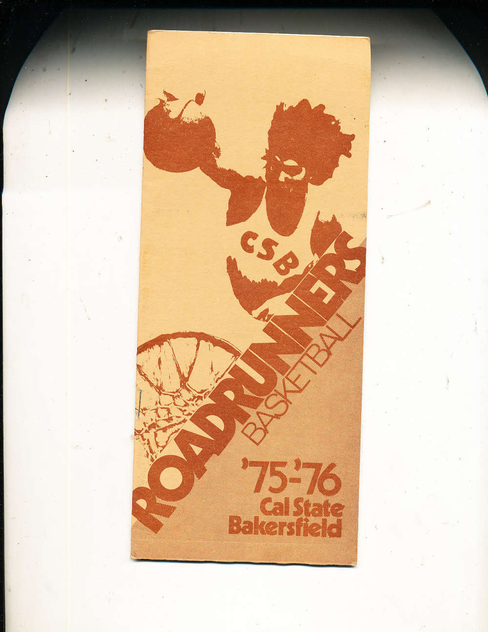 1975 Cal State Bakersfield Basketball Media Press Guide bkbx11