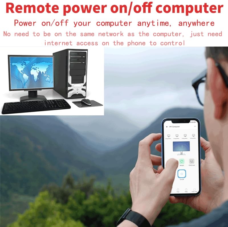 WiFi Remote Power Switch with Child Lock, Timer & Alexa/Google Home Control