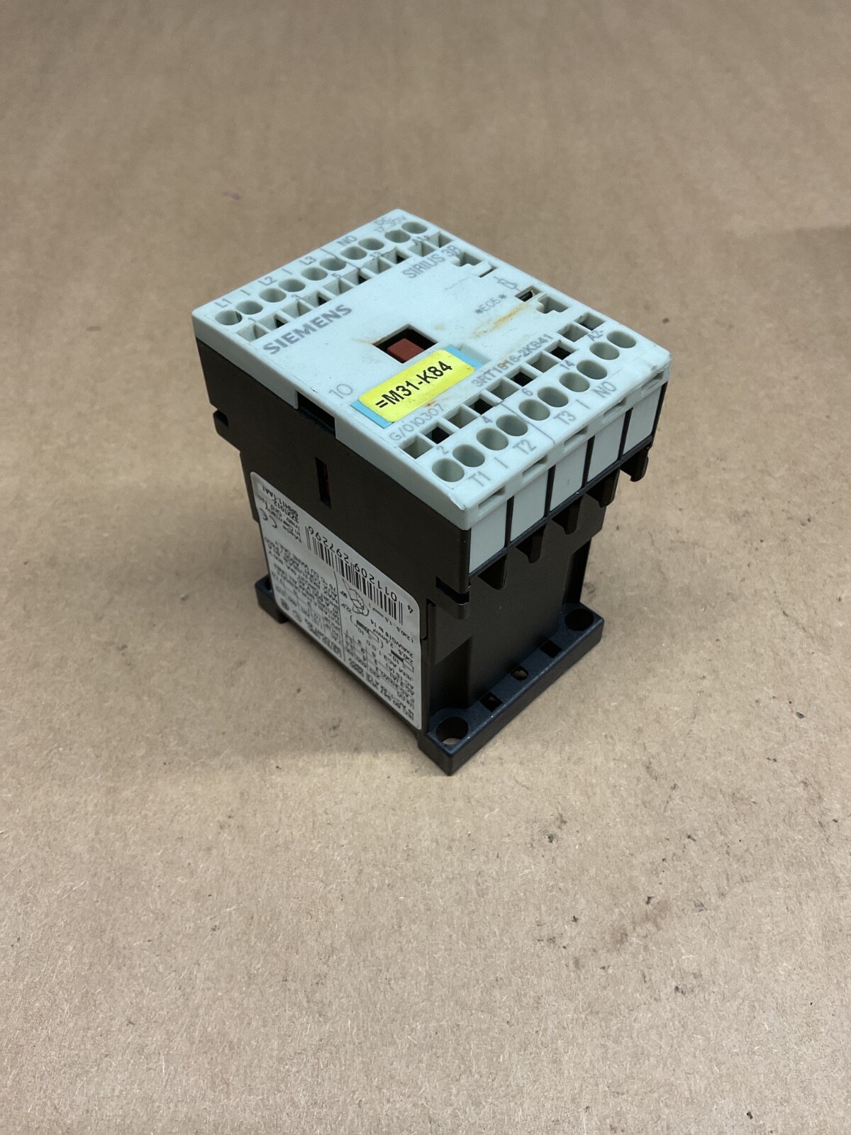 Siemens 3RT1016-2KB41 Contactor #4001PT128