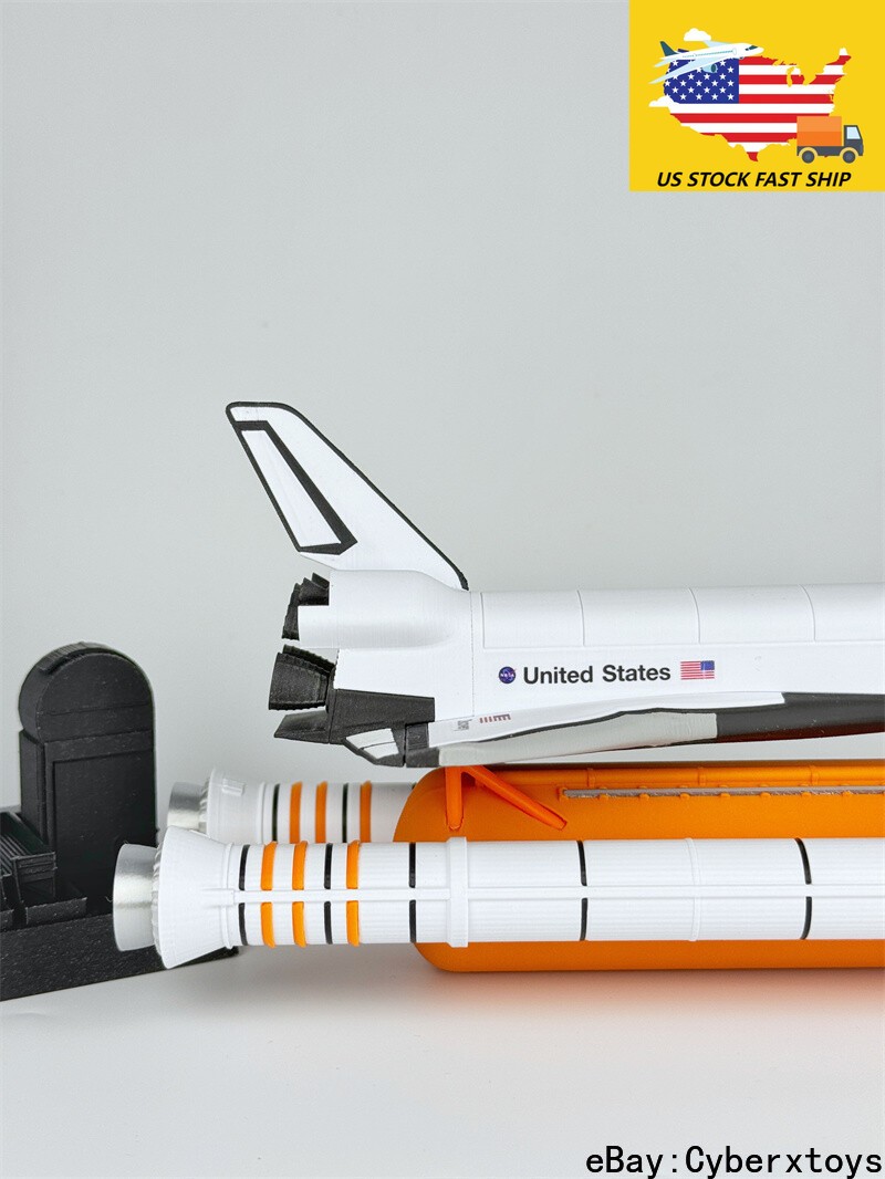 1:200 Scale NASA Space Shuttle Model Painted Finished