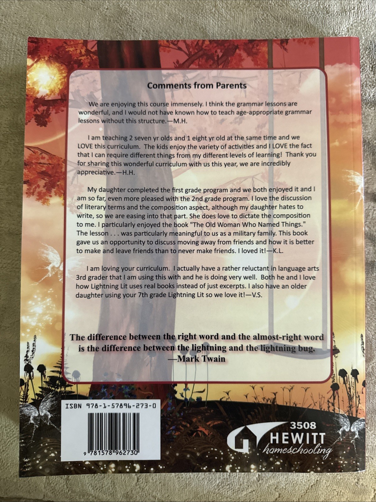 Lightning Literature & Composition Grade 2 Teachers Guide by Kamath 2014 VG