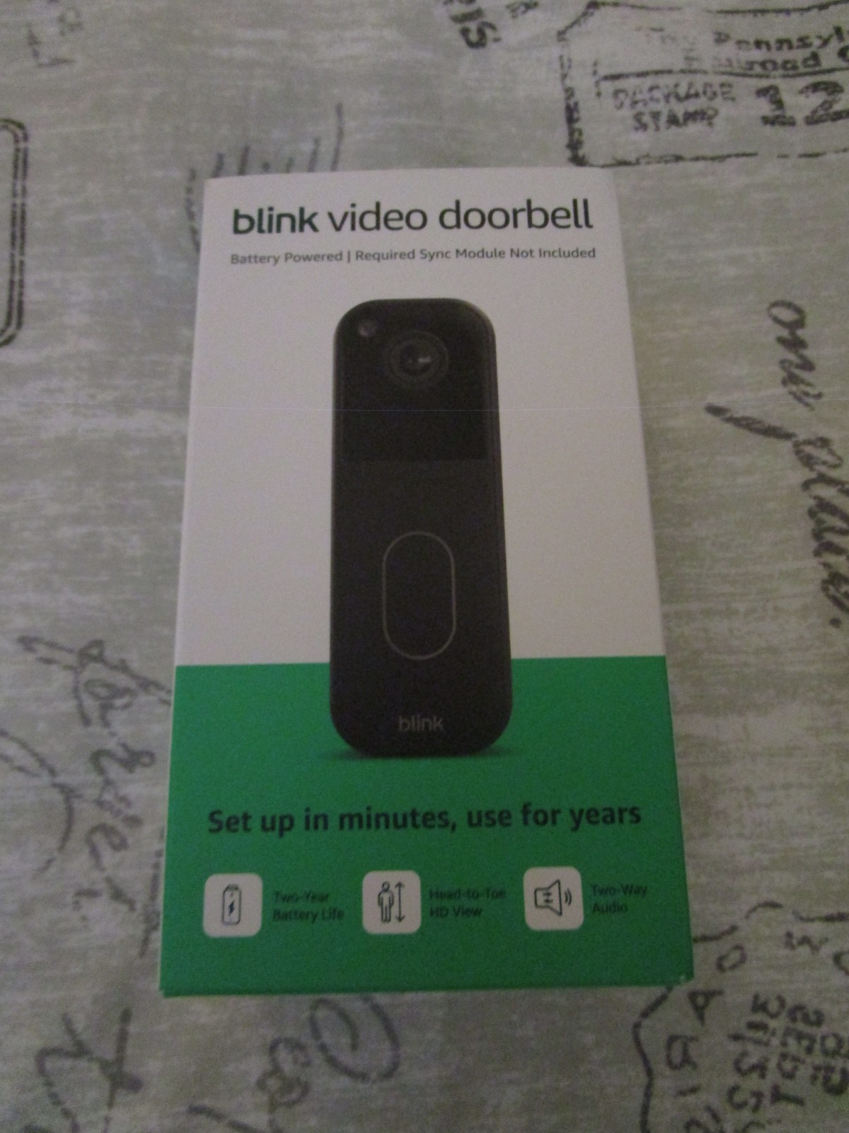 *Blink Video Doorbell, Black, (2nd Gen/2025), Add-On, Brand New in Box
