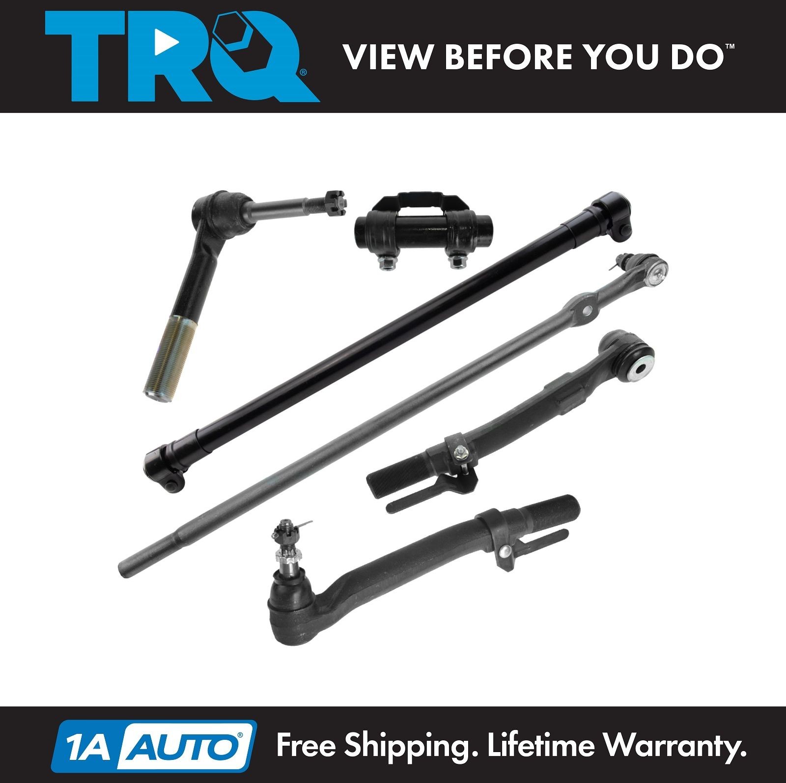 TRQ Steering Kit Fits 2008-2010 Ford F-250 Super Duty F-350 Super Duty