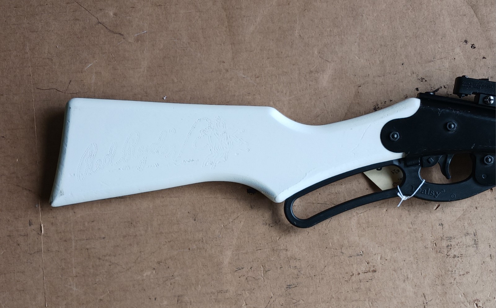 Daisy model 1938B, Red Ryder BB gun , Custom , Electronic scope WHITE #293