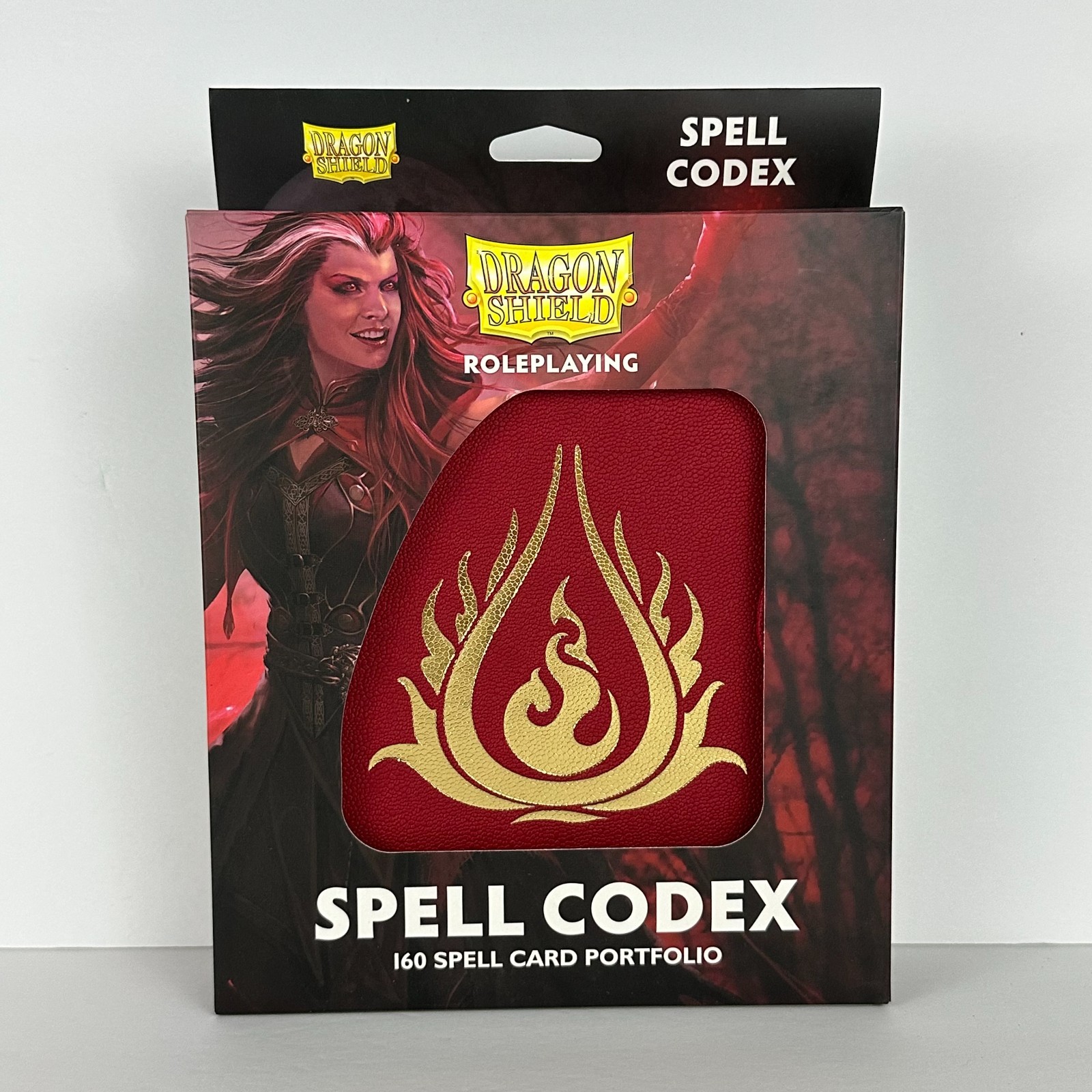 Dragon Shield Spell Codex Binder 160 Spell Card Portfolio Blood Red New