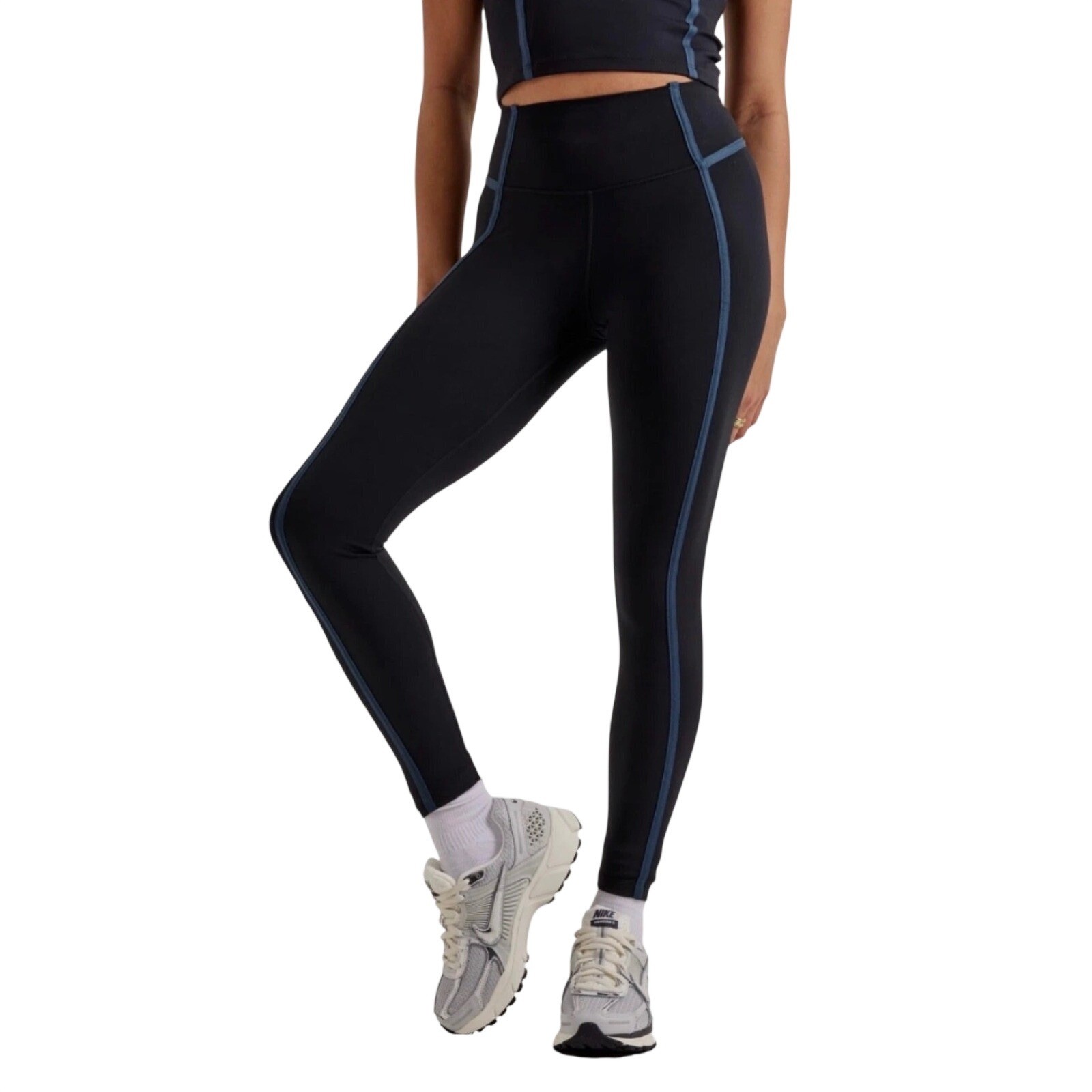 Nike Womens One High-Waisted 7/8 Leggings Black HJ1137-010 Size Medium NWT