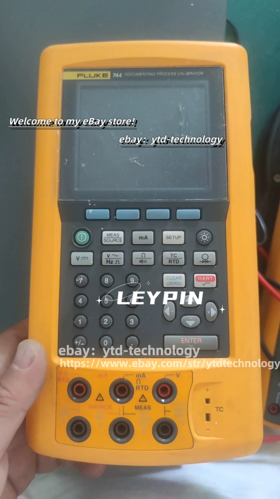 Fluke 744 Record multi-function process calibrator/used /UPS#ytd