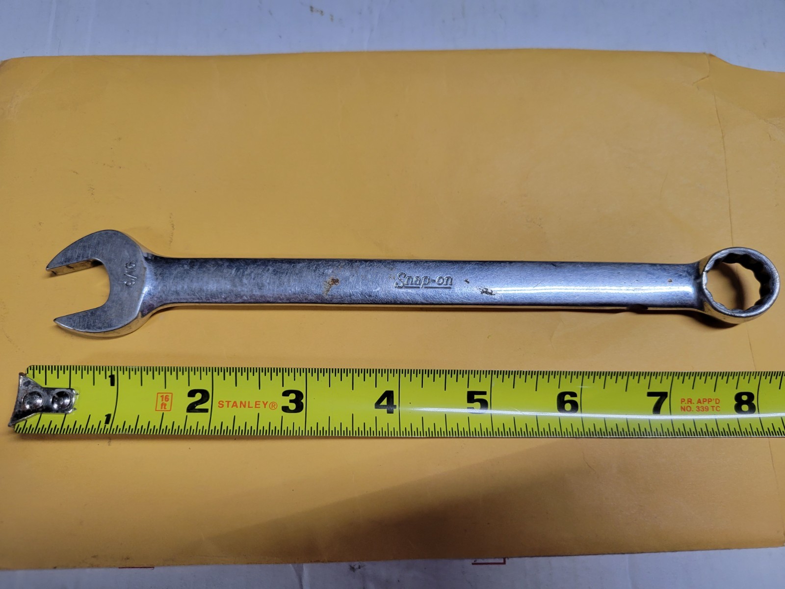 Snap-on Tools 0EX18 9/16" COMBINATION WRENCH 12 Pt