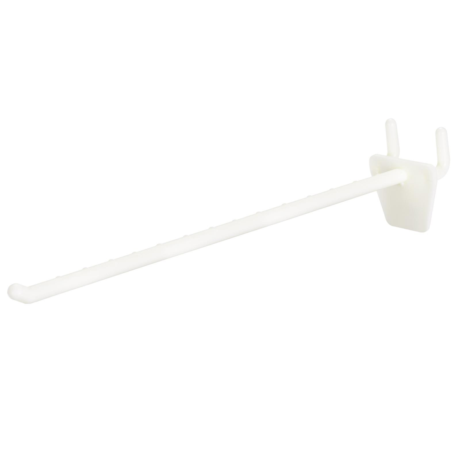 50Pcs Plastic Pegboard Hooks 8 Inch Fits 1/8 1/4 Inch Holes Pegboards