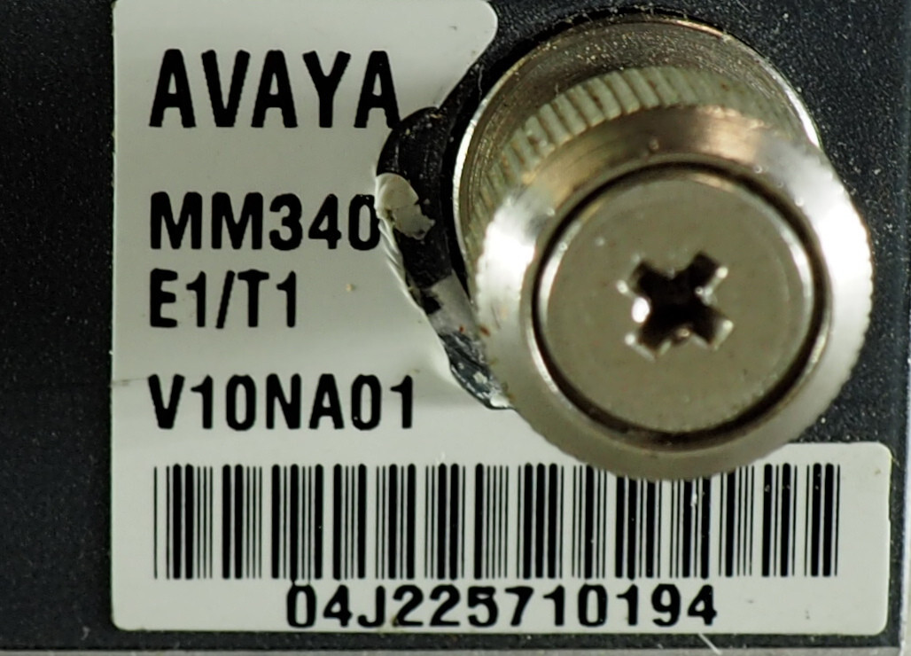 Avaya MM340 E1/T1 Data WAN Media Module 700281702