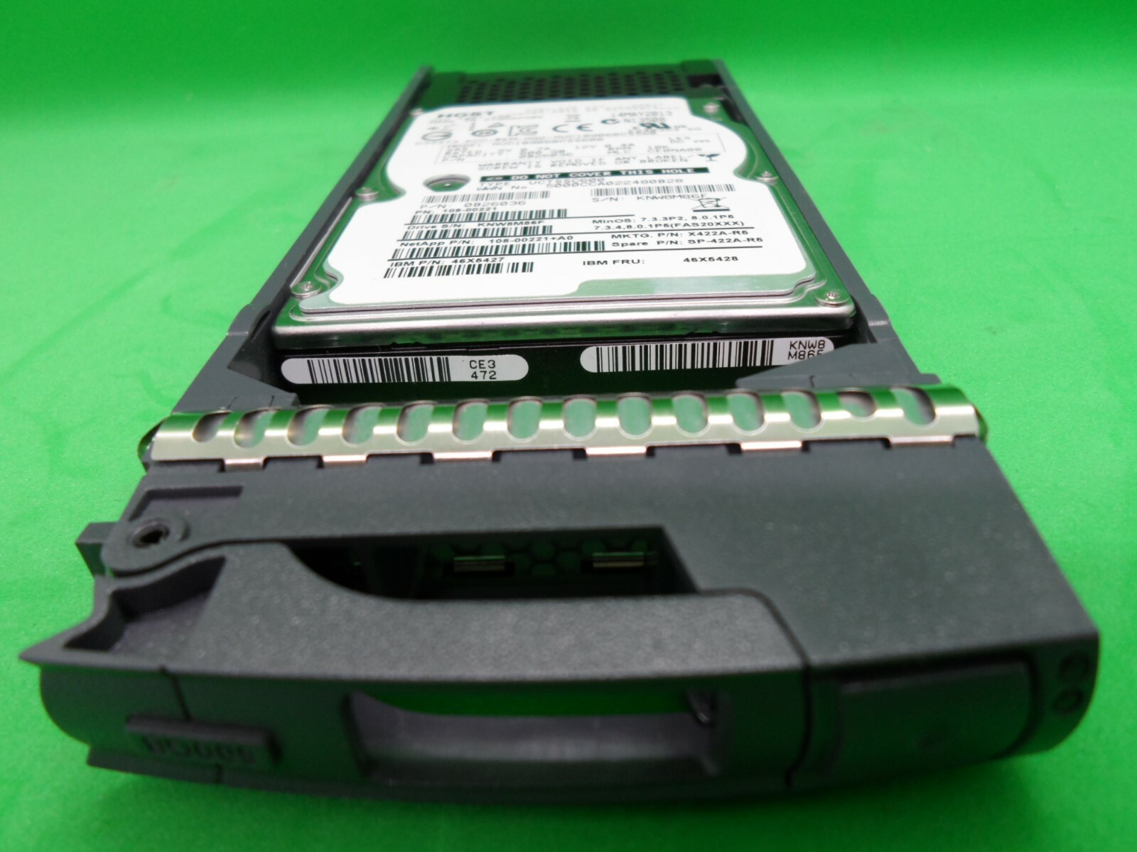NetApp 10K.6 SAS 6Gb 2.5" 600Gb 108-0221+A0 X422A-R5 46X5427 HDD w/Tray