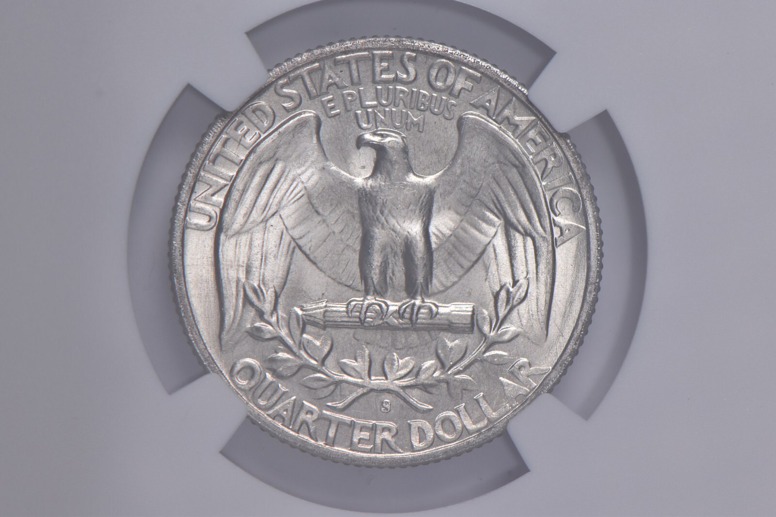 MS66 1946-S Washington Quarter NGC Special Label