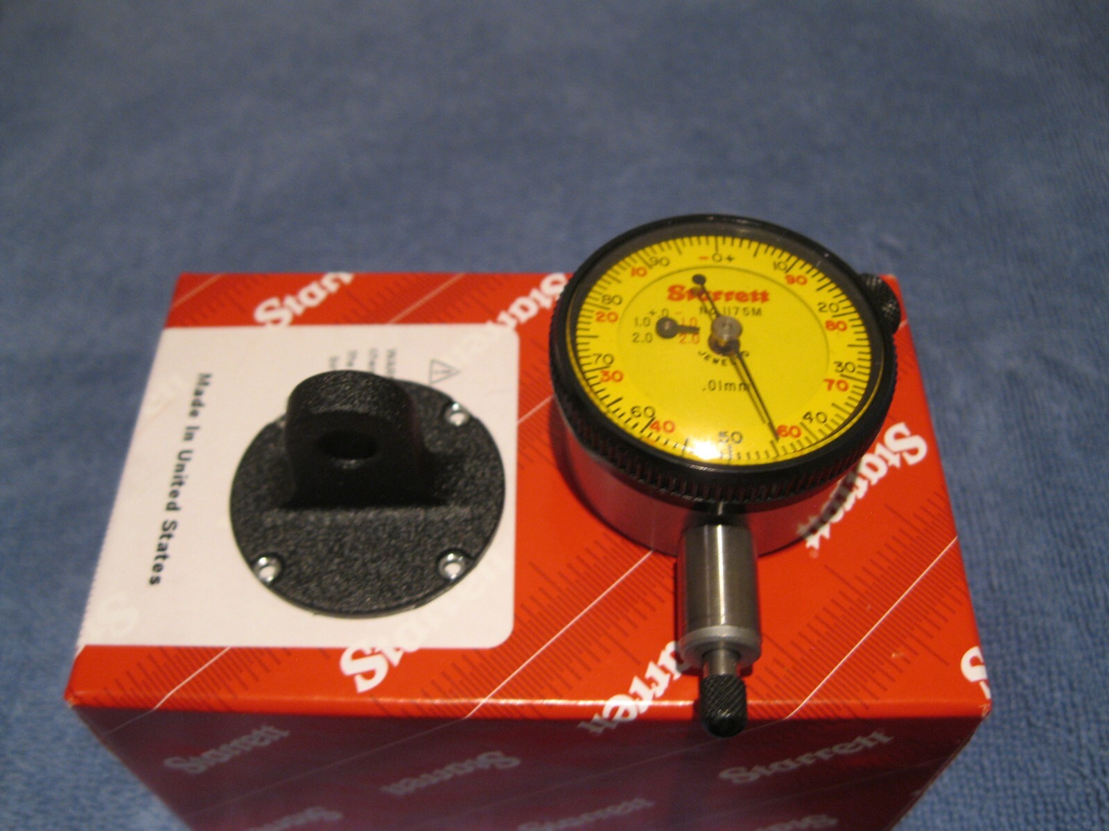STARRETT 1175M 81 SERIES DIAL INDICATOR .01MM MACHINIST TOOLS