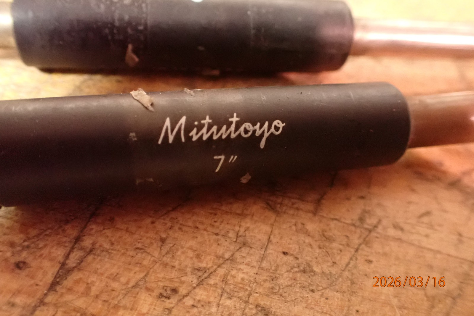 MITUTOYO 6" AND 7" MICROMETER STANDARDS MACHINIST TOOLING