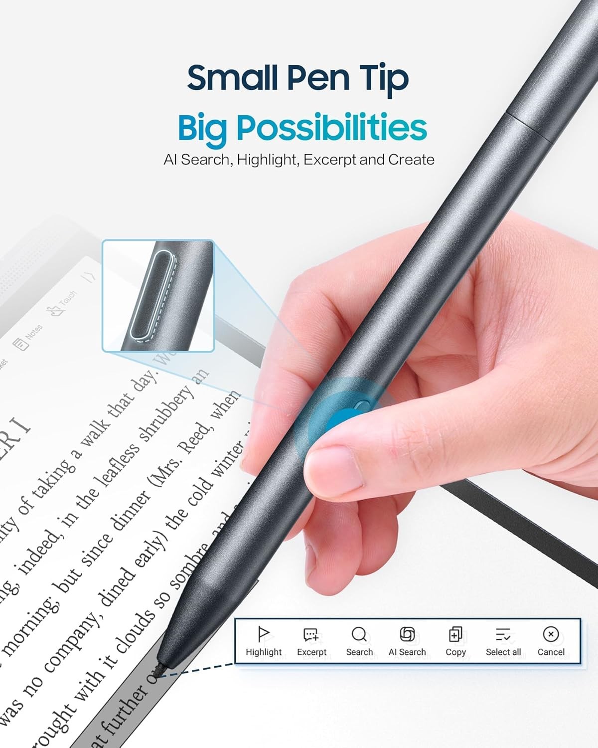 iFLYTEK AINOTE Air 2 8.2" AI Note-Taking Tablet Writing Tablets Notebook Case