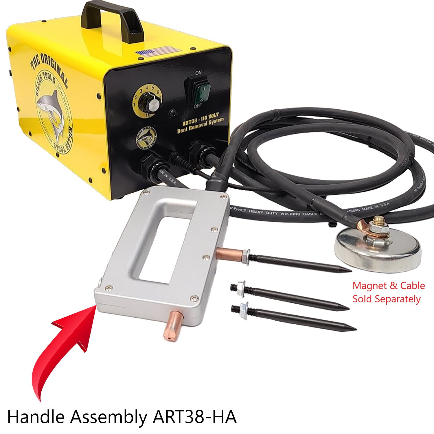Welding Handle Assembly for - Killer tools ART38 Dent Puller - For 110v & 220v