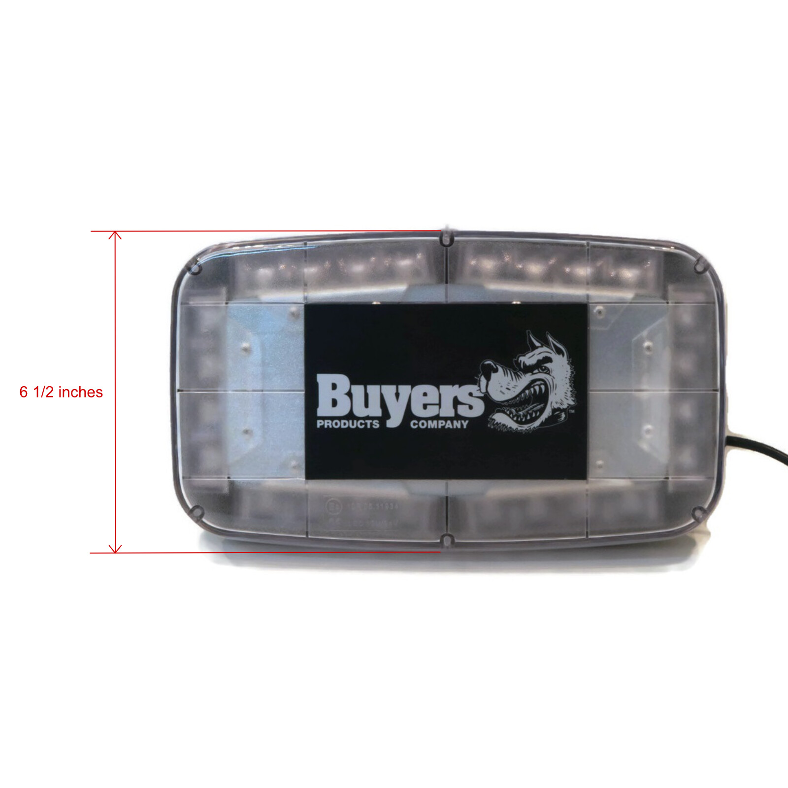Buyers Products 12V LED Rectangular Amber Mini Light Bar Magnetic Mount, 8891040