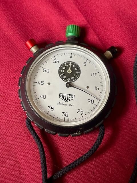 Vintage HEUER Clubmaster stopwatch