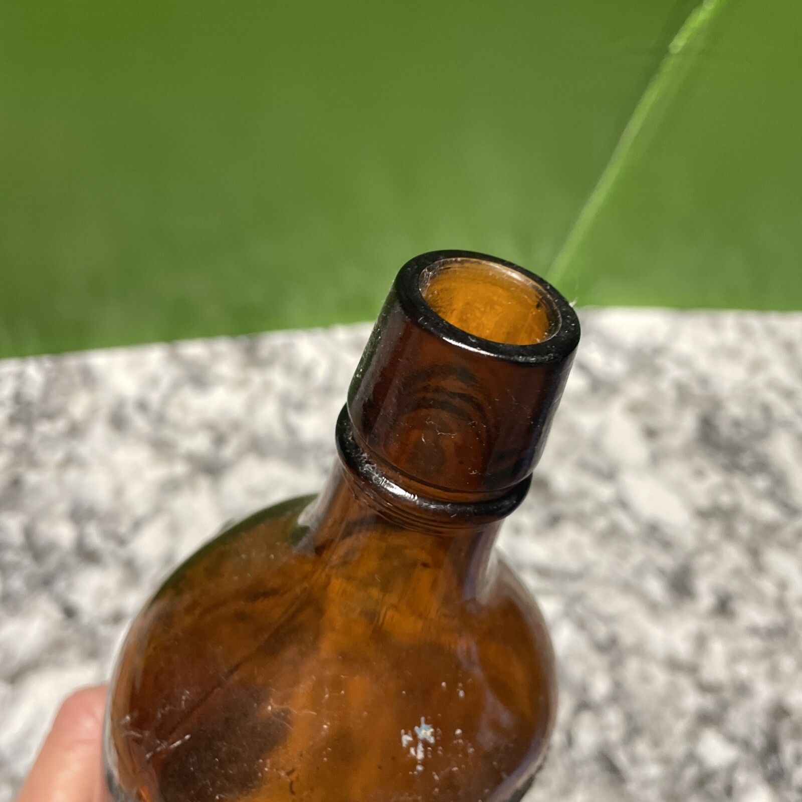 Old Vintage Brown Whisky Bottle
