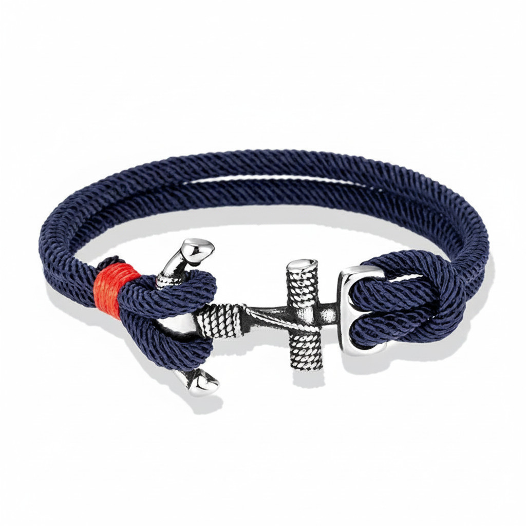 Mariner’s Flow Waterproof Anchor Bracelet