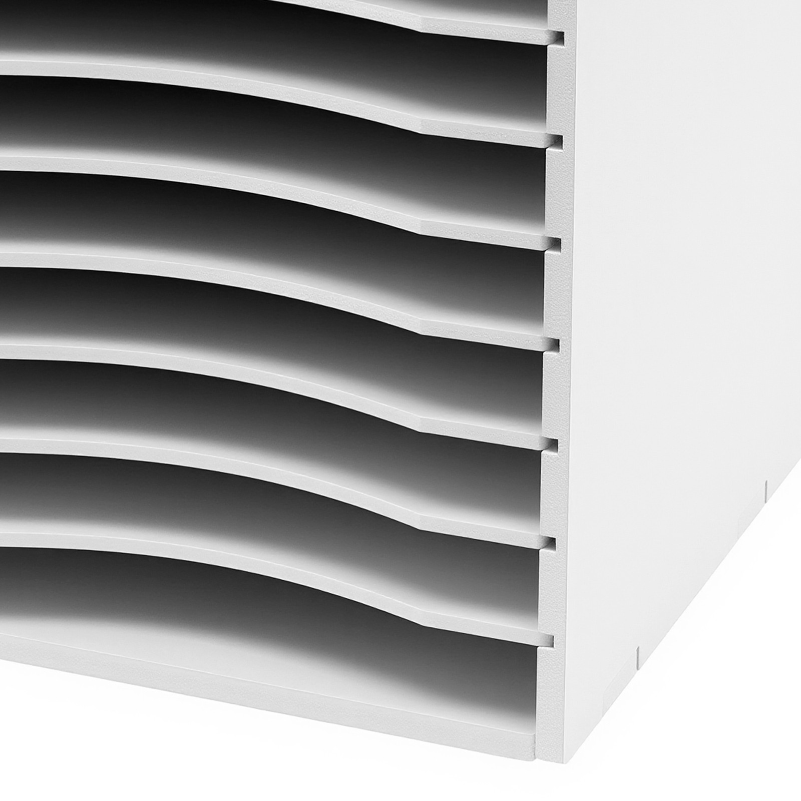 Vertical Desktop Sorter 11-Compartments Paper Storage Holder Document Organizer
