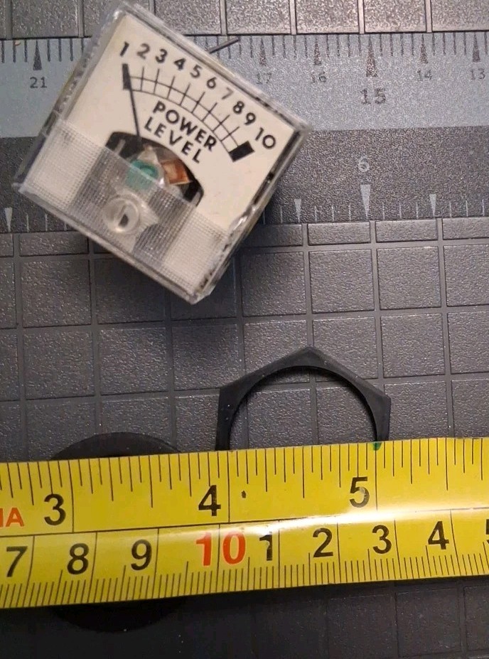 Calectro D1-952 0-50 Volt DC Mini meter GC Electronics