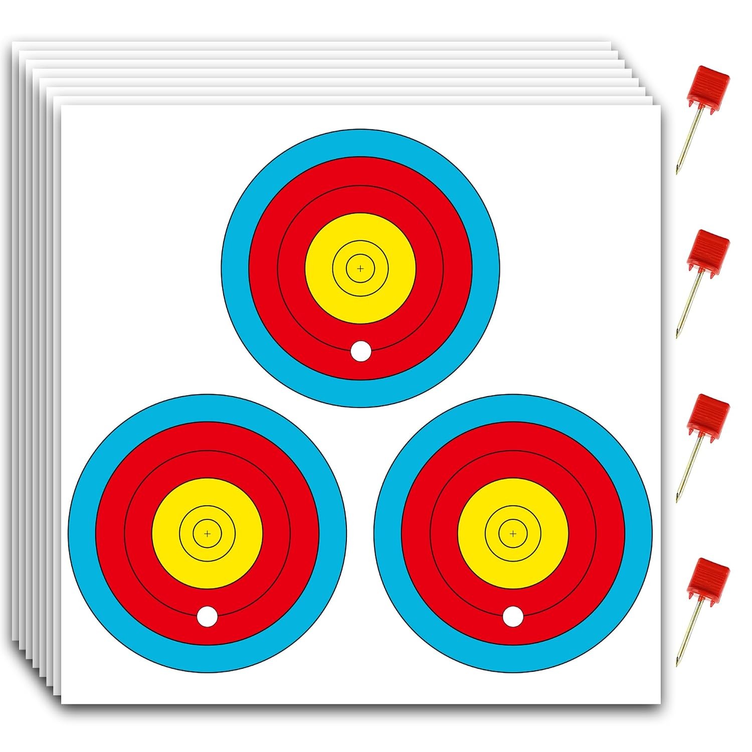 New 3 Spot Archery Targets 30pcs 43cm Molfuji Archery Target Practice Shooting