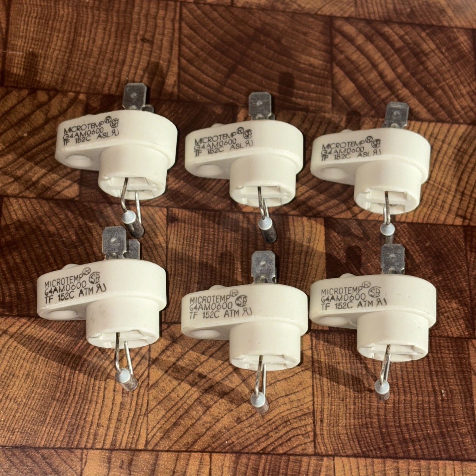 Lot (QTY 6) New Genuine Microtemp G4AM0600 Furnace THERMAL CUTOFF TF 152C ATM