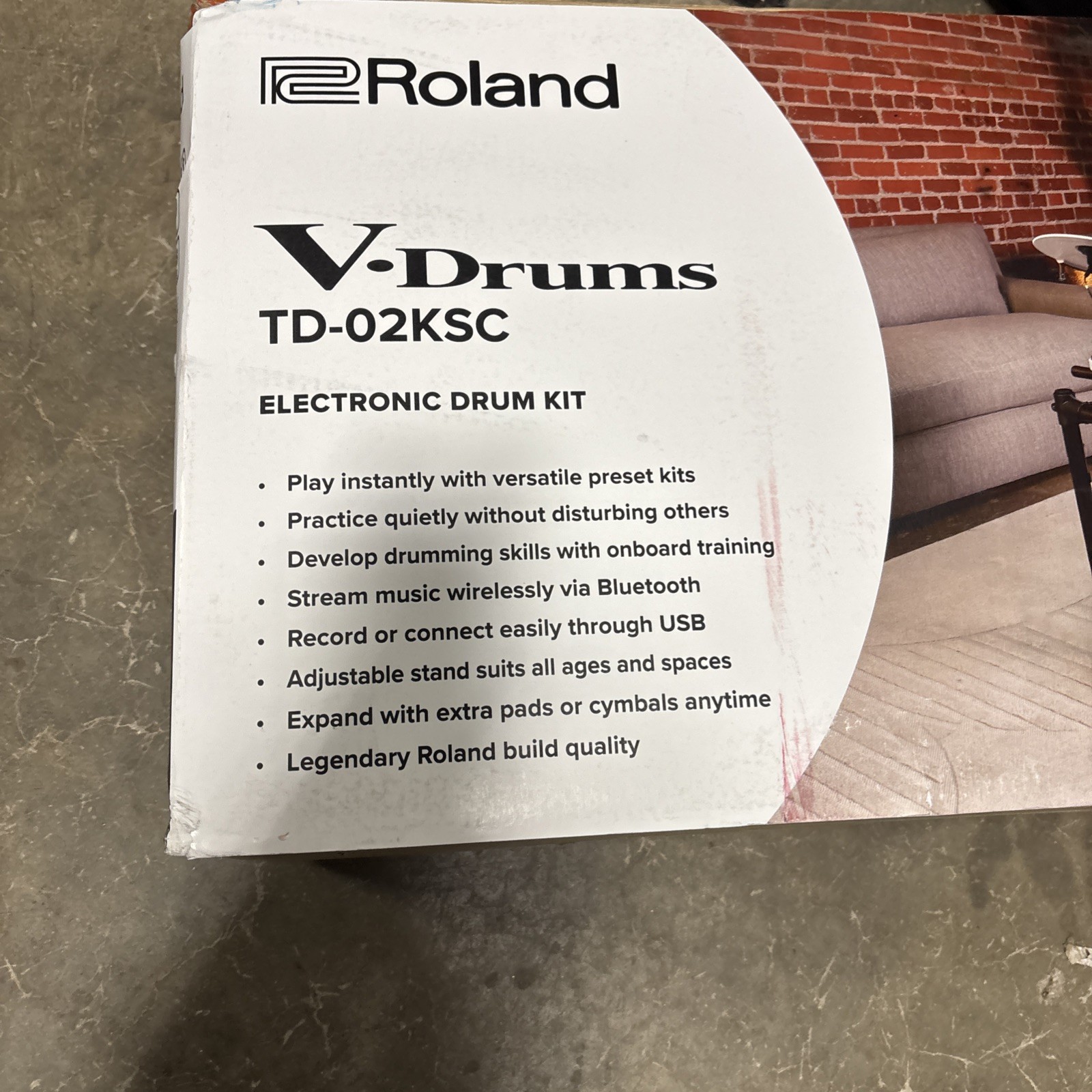 Roland TD-02K-SC Electronic Drum Kit Open Box